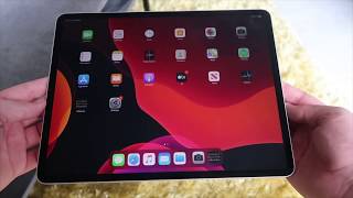 Uk unboxing, showing the set up process and looking into camera,
measure app, sound quality microphone of new ipad pro 2020 12.9 inch