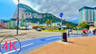 Gibraltar Airport Walk to Ocean Village | New Bicycle Lane | British Overseas territory | June 2023