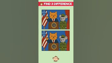 Can You Spot the 3 Differences? 🔍 Only 1% Can!