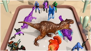 MAX LEVEL in Merge Dinosaurs Battle Fight Game!