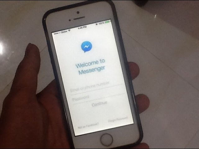 How To Logout Messenger In Ipad