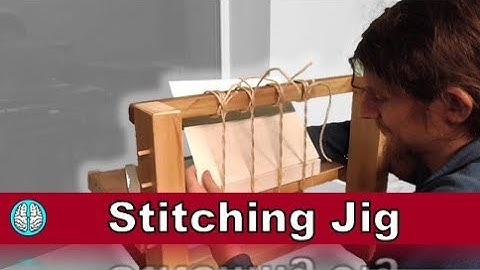 How to make a Stitching Jig  (Bookbinding)