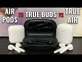 SoundPeats TrueBuds vs TrueAir vs AirPods - $50 vs $200