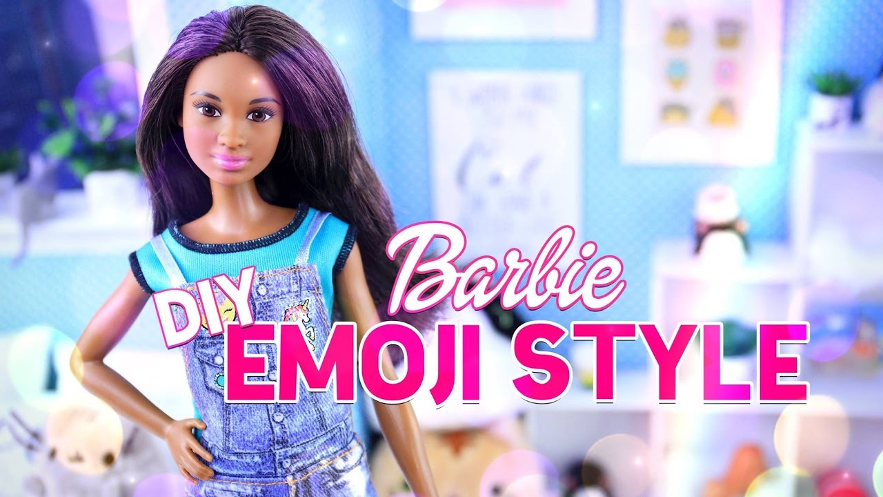 barbie emoji style doll