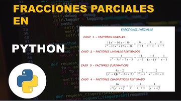 RESOLVER FRACCIONES PARCIALES EN PYTHON📚📒