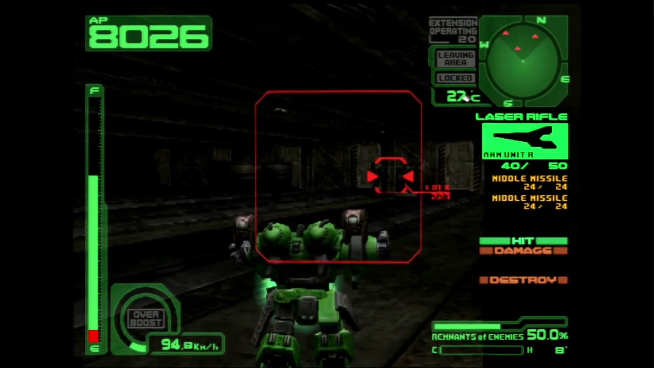 Armored Core 2: Another Age - Hard - Mission - Training Exercise