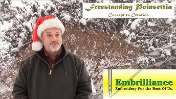 Freestanding Poinsettia - Concept to Creation