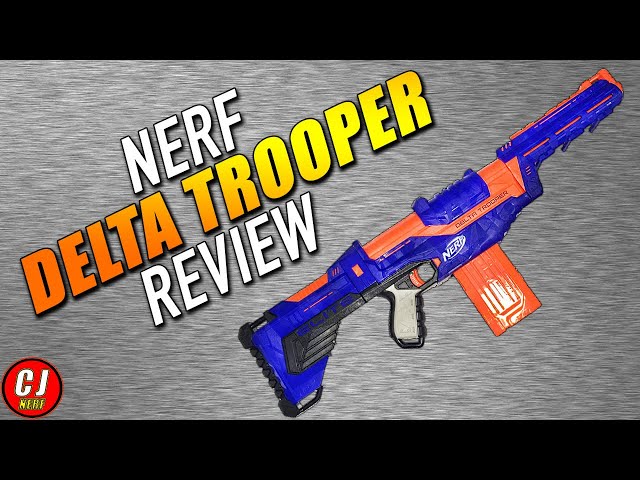 Nerf N-Strike Elite Delta Trooper, Comes with 12 Nerf Elite Darts