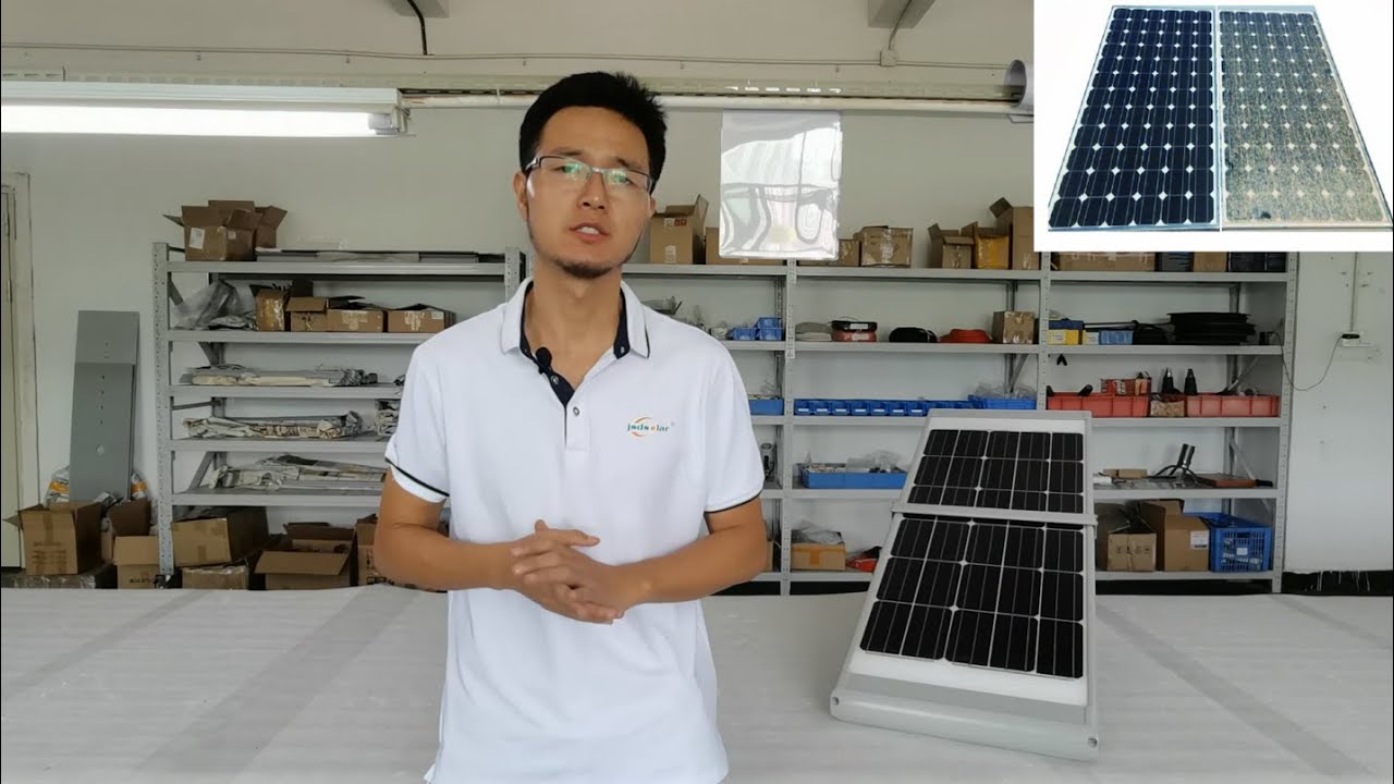 JSD efficiency solar street light with self cleaning function make dust cleaning