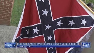 Orange County School Board hears from experts in flag debate