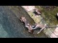 Monkeys swimming in  pushkarini yaganti temple