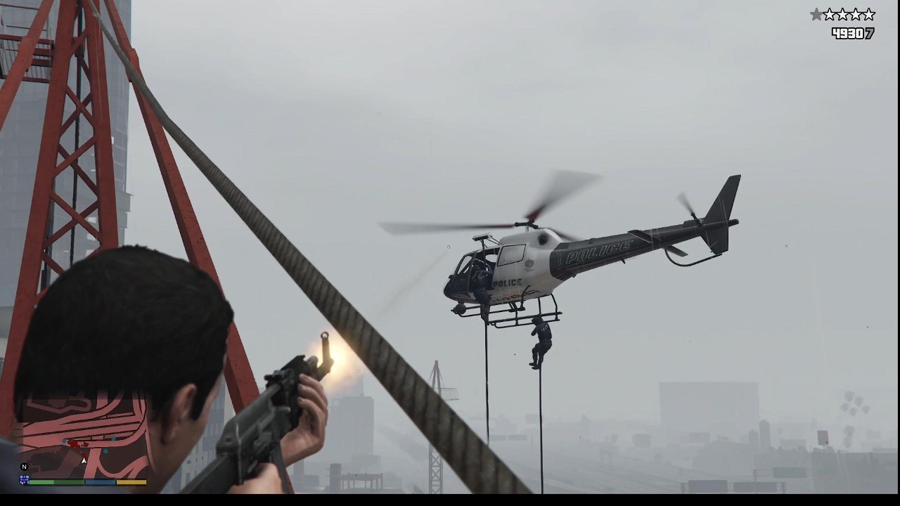 Michael vs. Helicopter#gtav #funny #shorts#trend