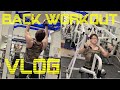 【筋トレVLOG】OFF SEASON BACK WORKOUT DAY VLOG