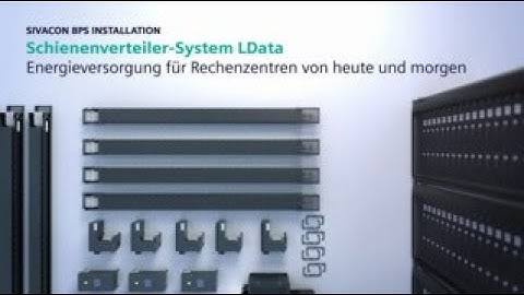 SIVACON 8PS - System LData: Energie für die Rechenzentren von morgen