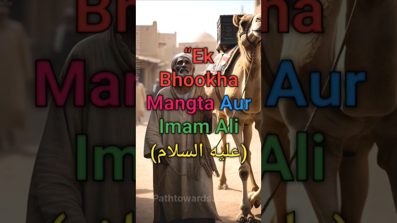 Jab Ek Mangta Imam Ali (عليه السلام) Se Ek Roti Maangne Aaya #allah #nabipakﷺ #ali #aliali #maulaali