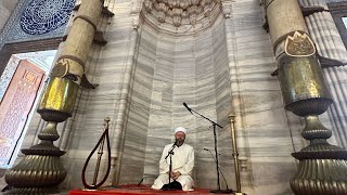 Süleymaniye Camii Ekrem Nalbant Hocadan Öğlen Mihrabiyesi