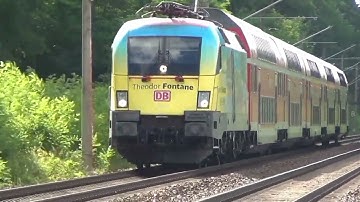 RE1 with DB 182 005 is on its way to Frankfurt  #re1 #182 #trainspotting