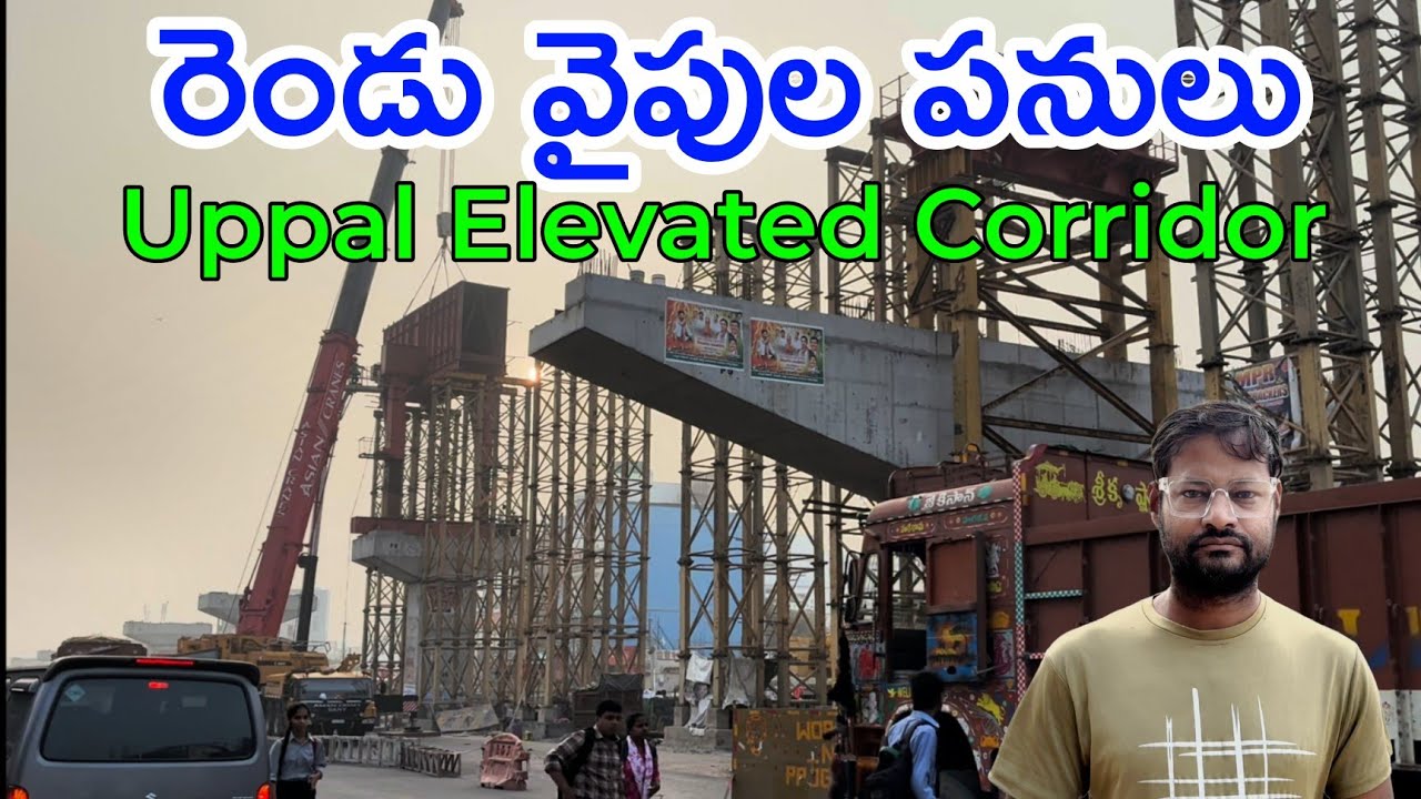 Uppal Elevated Corridor Works At Uppal Bus Stop | February | Hyderabad