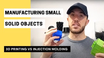 3D Printing VS Injection Molding: Manufacturing Solid Objects