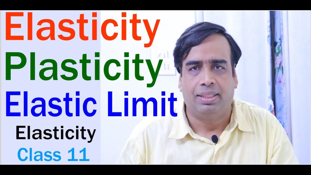 Elasticity Elastic behaviour of a Substance Elastic Property of a