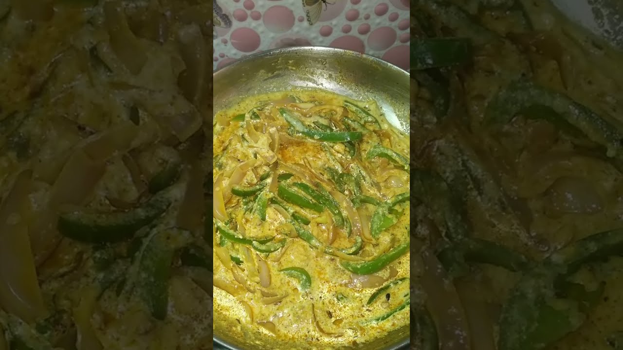 Jab koi sabji samajh nahi aaye to 5 minutes mein banayen Dahi shimla mirch ki sabji