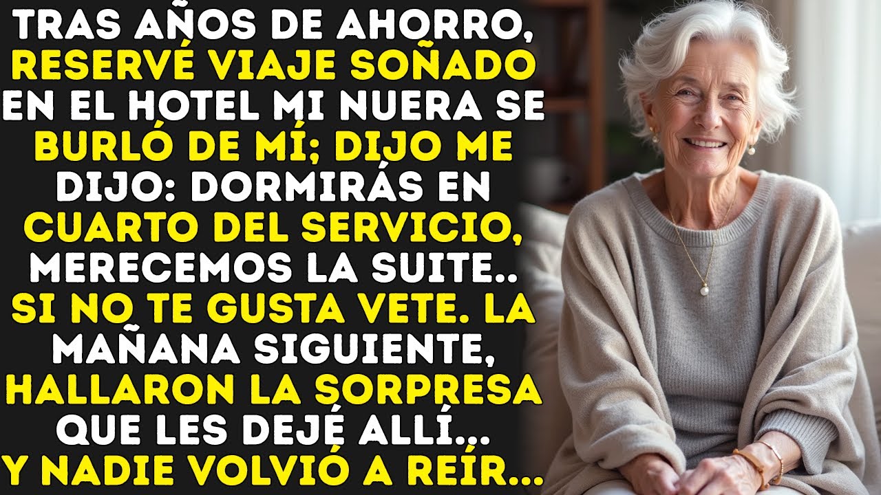 Mi nuera me humilló en las vacaciones. Pero al descubrir mi sorpresa, todo cambió...