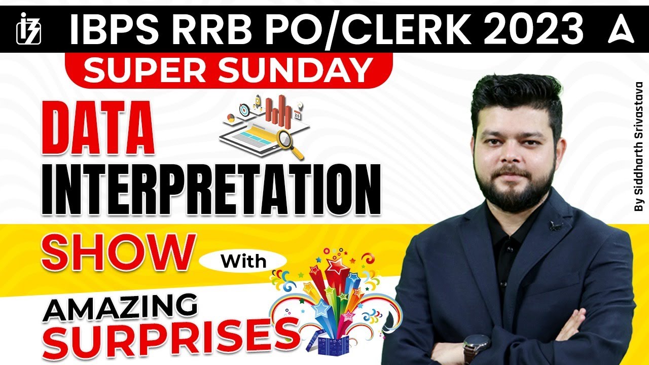 IBPS RRB PO/ Clerk 2023 | DATA INTERPRETATION Maths Tricks by Siddharth ...