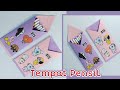 Cara Membuat Tempat Pensil dari Kertas - Ide Kreatif Kerajinan Sekolah - Paper Craft for School