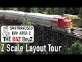 The Baz Boyz Z Scale Model Railroad Layout Tour DCC