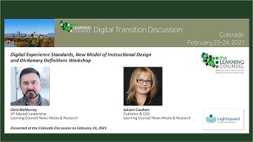 Digital Experience Standards: New Model of Instructional Design Workshop - CO 2021