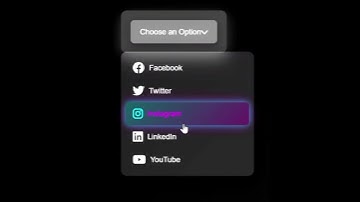 ✨Dropdown Menu with Glassmorphism & Neon Effects! #shorts #trending #coding #htmlcssjavascript #css3