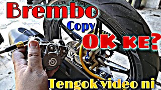 PENGALAMAN PAKAI BREMBO COPY // Y15ZR V2