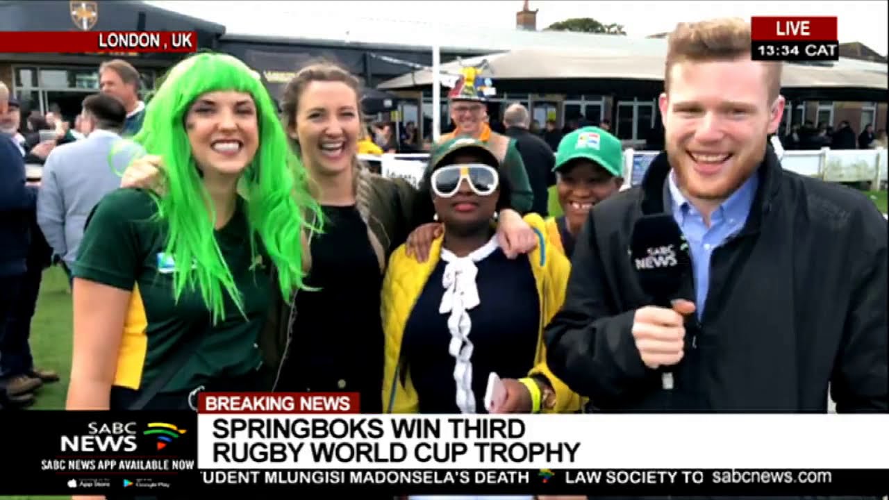 South Africa triumph in Rugby World Cup Final