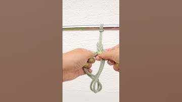 macrame vertical braid DIY #macrame #diy #knot