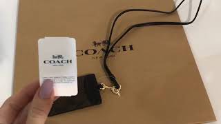 Coach lanyard