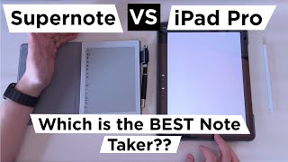 BEST Digital Note Taking??? - Supernote A6X2 Nomad VS iPad Pro