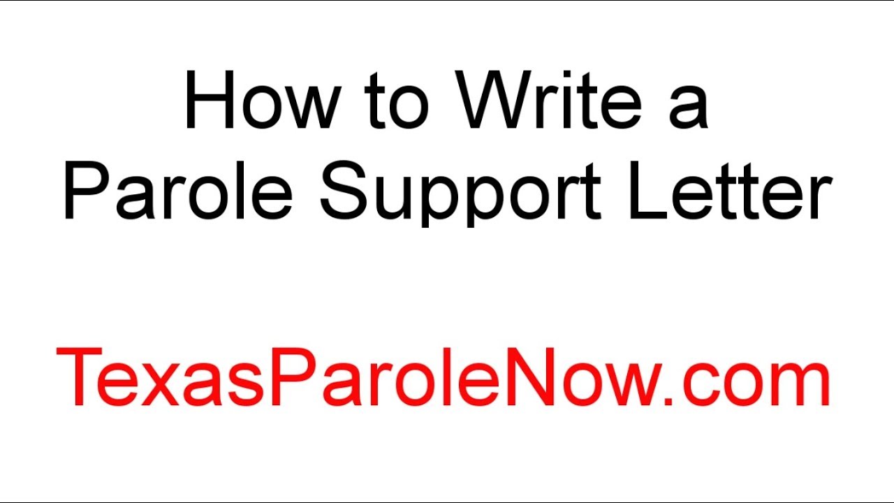 How to Write a Support Letter