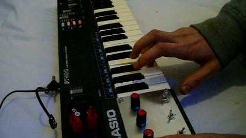 RC CIRCUIT BENT CASIO PT-100 VINTAGE SYNTH 17 MODS