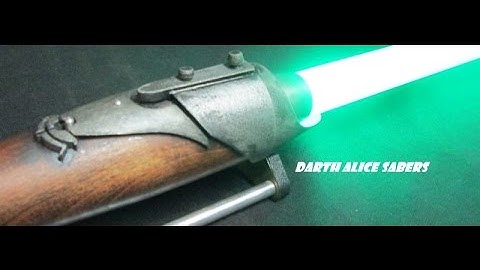 Darth Alice installed Force Relics Gungi custom Lightsaber