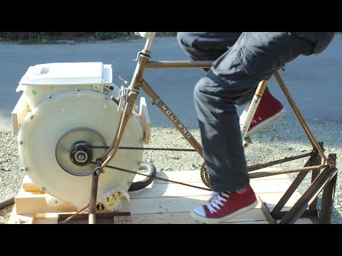 Pedal Powered Spin Dryer Bricolaje Centrifugadora a pedal Brico Essoreuse à pédale