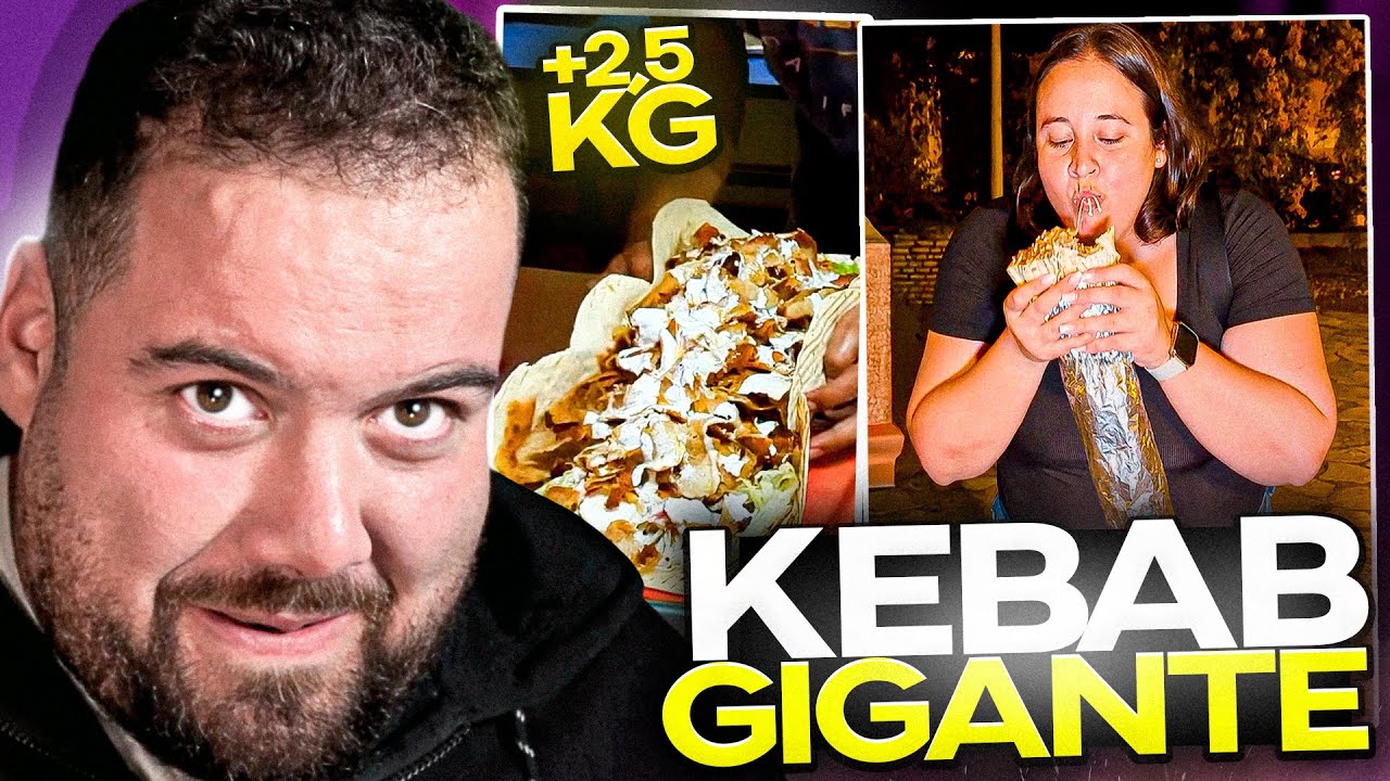 LA DIETA DE RECORTE SE COME UN KEBAB DE 2,5KG 
