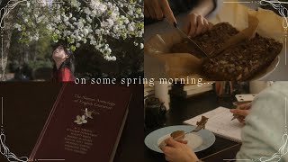 another spring morning ❀ | cottagecore slow living vlog