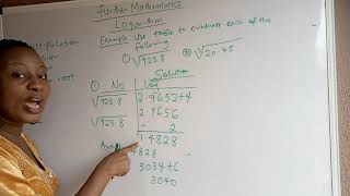 Logarithm: Square root