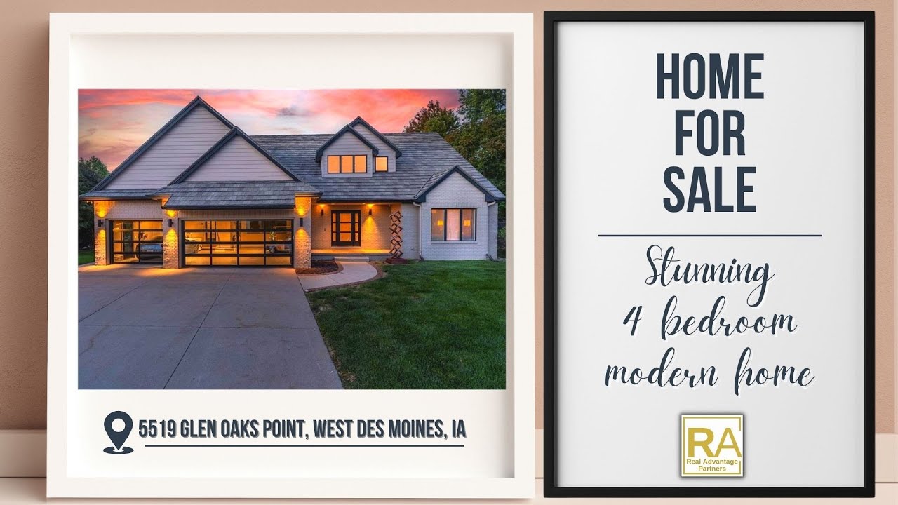 Home For Sale in West Des Moines 5519 Glen Oaks Point Real Advantage