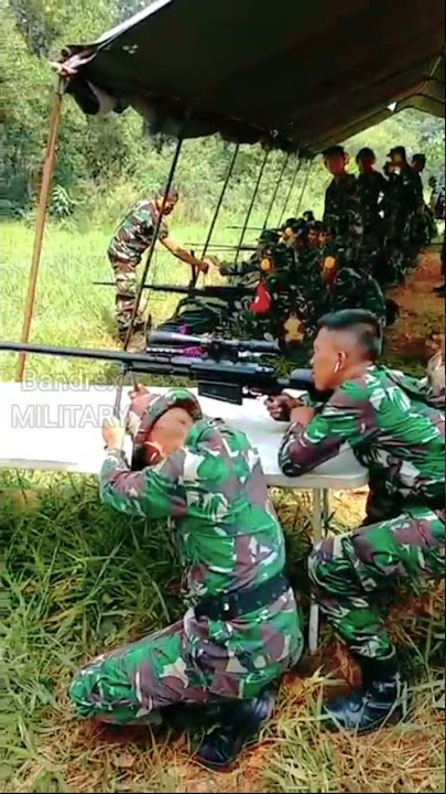 Latihan Sniper jarak jauh #military #shorts #army #Tni