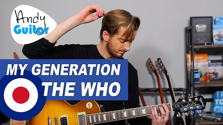 My Generation Guitar version - Guitar performance video thumbnail