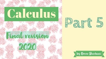 Calculus final revision 2020 "for secondary 3" - Part 5