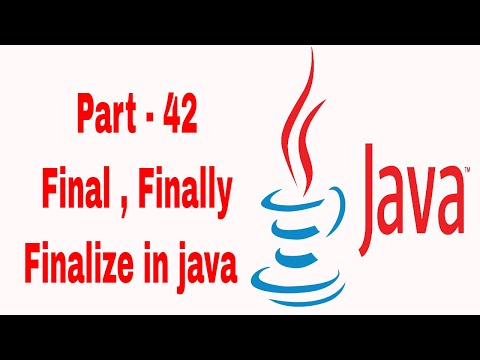 Final , Finally , Finalise in java | Learn Java in Tamil | Java Tamil Vathiyar | Part - 42