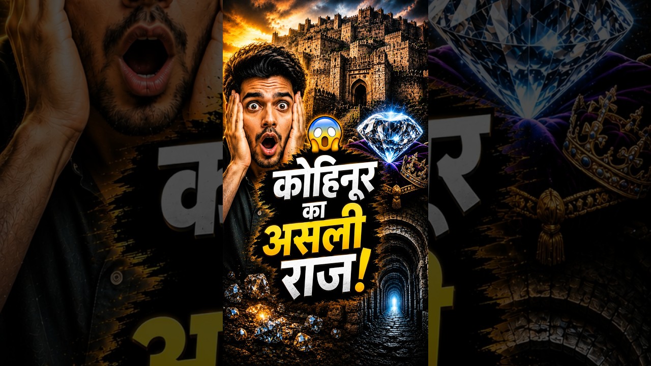 Kohinoor Ka Asli Raaz! 😱 | Golconda Fort Mystery. #shorts #history #golcondafort #diamond