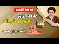 دلالة قوله تعالى فامشوا مناكبها علاقة الرزق بالتوكل على الله معنى طلب الرزق السيد صباح شبر